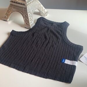 Arizona Jean Company Black Crop Top